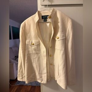 Ralph Lauren Blazer tweed with Gold Buttons old money